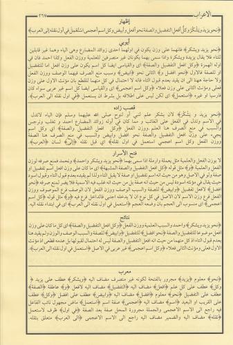 Şuruhul İzhar شروح الإظهار ويحتوي على ستة كتب