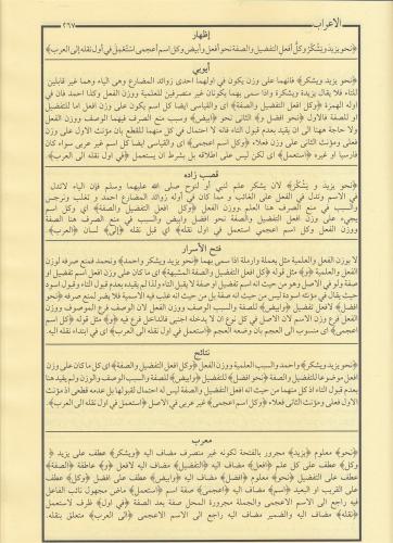 Şuruhul İzhar شروح الإظهار ويحتوي على ستة كتب