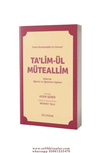 Talimül Müteallim Tercemesi - Mehmet Talu