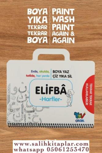 Yıkanabilir Elifba Harfler Çanta Kitap Nur Tok - Rümeysa Oğuz