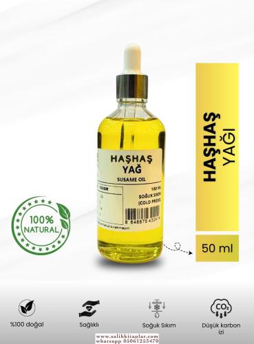 Bitkisel Doğal Yağlar » Bitkisel %100 Doğal Haşhaş Yağı Bitkisel Yağlar 50 ml Bitkisel %100 Doğal Haşhaş Yağı Bitkisel Yağlar 50 ml