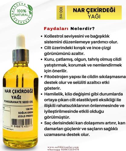 Bitkisel %100 Doğal Nar Çekirdeği Yağı Bitkisel Yağlar 100 ml-!!!!ÜCRE